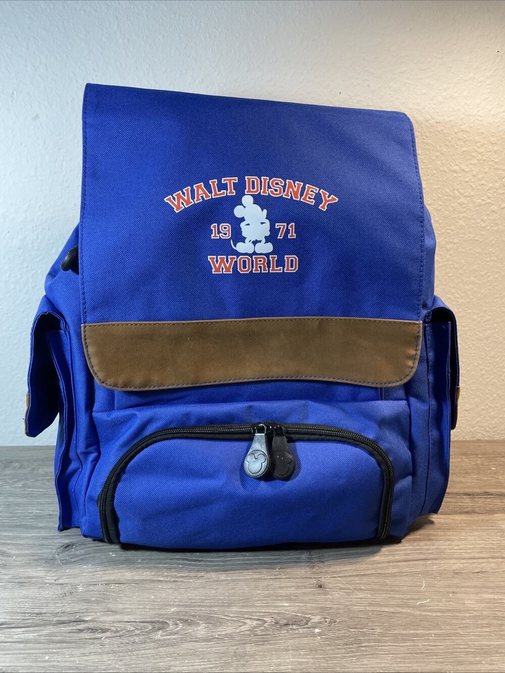 Walt Disney World Backpack 1971 Anniversary Blue Mickey Mouse Edition NWT